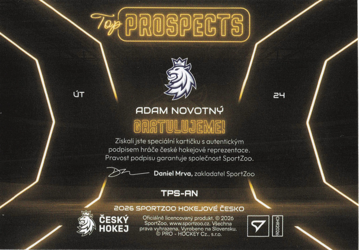 Top Prospects Limit /39 - Novotný