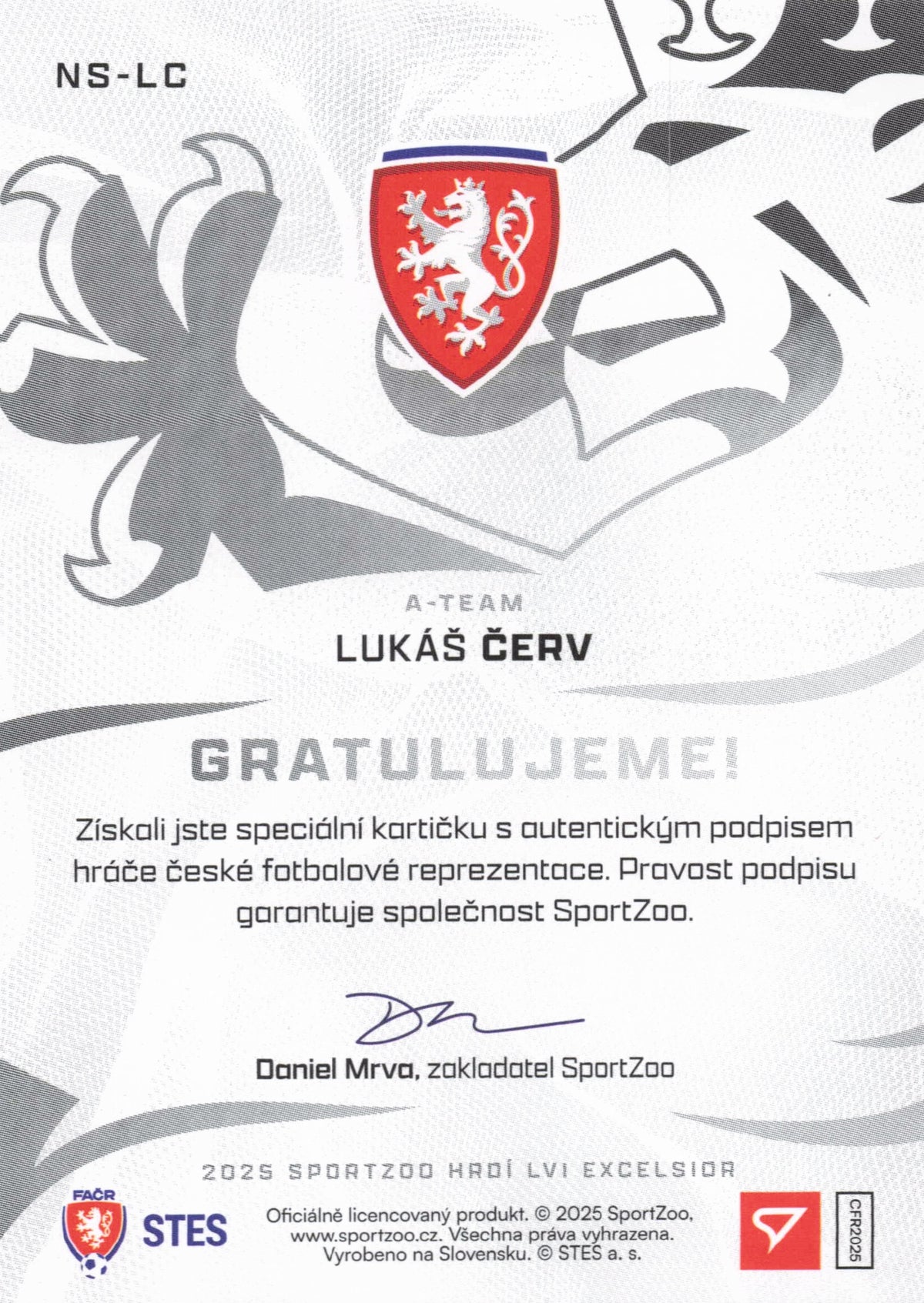 Native Signatures Limit /40 - Lukáš Červ